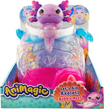 Animagic Let's GLO Axolotl Aquarium, Animale Elettronico per Bagnetto