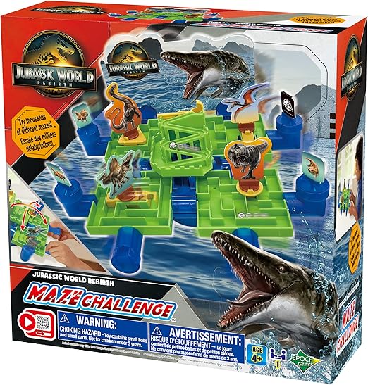 Jurassic world Rebirth maze challenge - Gioco da tavolo