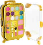 RAINBOW HIGH Big Trolley Make Up, Set di Trucchi per Bambini con Ombretti, Lucidalabbra e Gemme