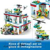 LEGO 60330 City Ospedale, Set con Autoambulanza