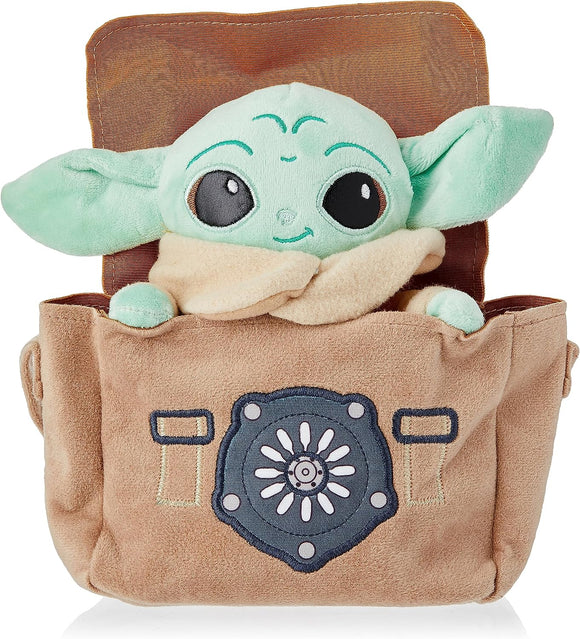 Simba - Peluche Disney Mandalorian Il Bambino in borsa, cm 25