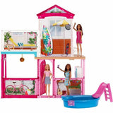 Barbie casa gigante con bambola e mobili