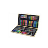 VALIGETTA LEGNO CON COLORI 180 PEZZI SET ARTISTICO