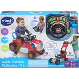 Vtech - Super Trattore Tagliaerba 3 in 1 Cavalcabile