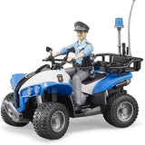 Bruder  Quad della Polizia con Agente e Dotazione