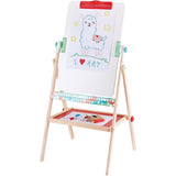 Hape Cavalletto in Piedi a 2 Lati con Lavagna a Gesso e Lavagna Bianca