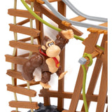 Super Mario Nintendo Donkey Kong Mine Cart Action Set & Action Figure