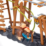 Super Mario Nintendo Donkey Kong Mine Cart Action Set & Action Figure