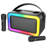 Bontempi Wireless Speaker 90 W con 2 Microfoni Wireless e Luci RGB