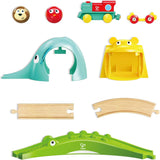 Hape Animali della Giungla con Binario e Trenino