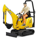 Bruder bworld JCB Microescavatore 8010 CTS con Operaio Edile