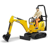 Bruder bworld JCB Microescavatore 8010 CTS con Operaio Edile