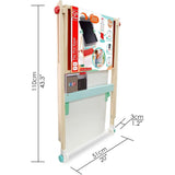 Hape Cavalletto in Piedi a 2 Lati con Lavagna a Gesso e Lavagna Bianca