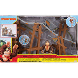 Super Mario Nintendo Donkey Kong Mine Cart Action Set & Action Figure