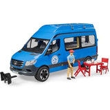 Bruder bworld MB Sprinter Camper con Autista e Accessori