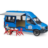 Bruder bworld MB Sprinter Camper con Autista e Accessori