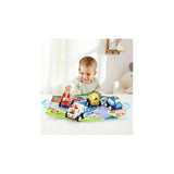 HAPE Pull-Back Plush Car Set