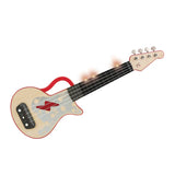 Ukulele rosso a ritmo di luci