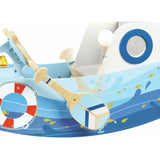 BARCA A DONDOLO DEL CAPITANO IN LEGNO