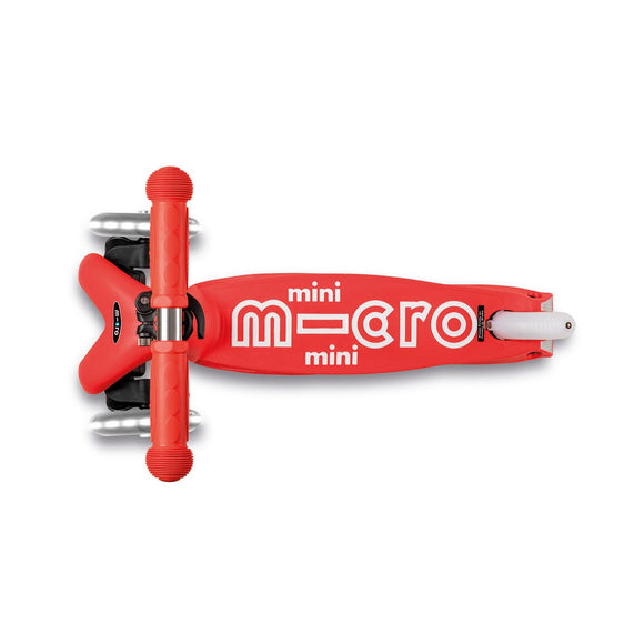 Monopattino bambino Mini Micro Deluxe LED rosso