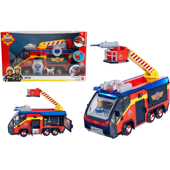 Il Pompiere Jupiter Camion dei pompieri con luci e suoni realistici con scala estensibile