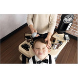 BARBER SHOP NEGOZIO DI BARBIERE CON 19 ACCESSORI E SGABELLO