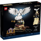 LEGO Harry Potter 76391 Icone di Hogwarts - Edizione del Collezionista, Set da Collezione con Edvige e 3 Minifigure d'Oro