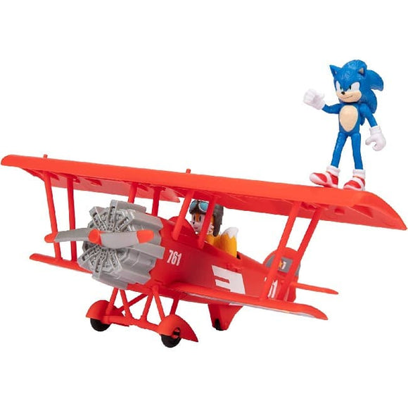 Sonic The Hedgehog 2 The Tornado Playset - Veicolo Biplano