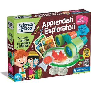 Clementoni Lab-Apprendista kit esperimenti di scienza, esploratore, gioco scientifico