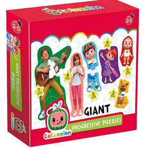 Headu Cocomelon Giant Progressive Puzzle