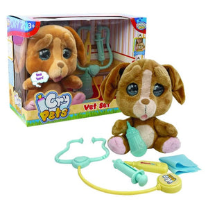 Emotion Pets Cry Pets Veterinario Set Deluxe Peluche Interattivo