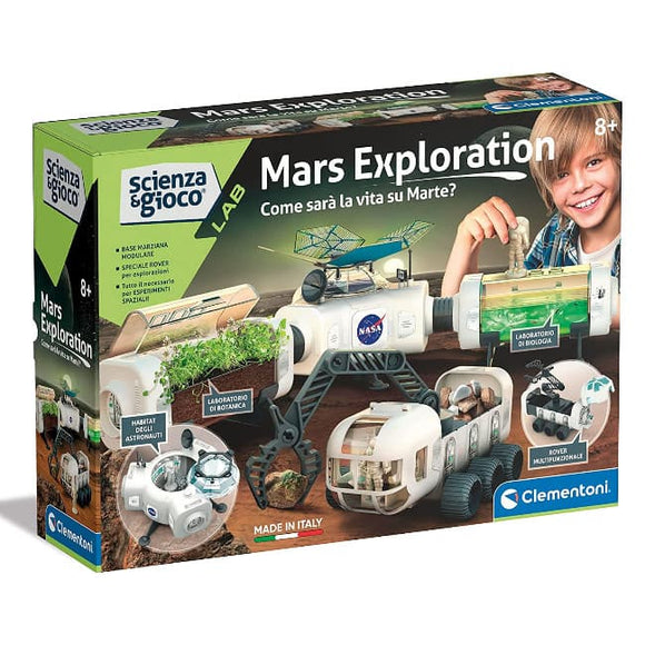 Lab-NASA Mars Exploration, Base Spaziale-Kit esperimenti Scienza - Clementoni