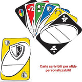 Mattel Games- UNO Versione REMIX, Personalizza le Carte e Vinci