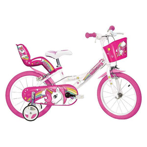 Dino Bikes – Bicicletta 14" unicorno