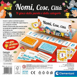 Clementoni- Nomi, Cose, Città Tavolo, società per Tutta la Famiglia