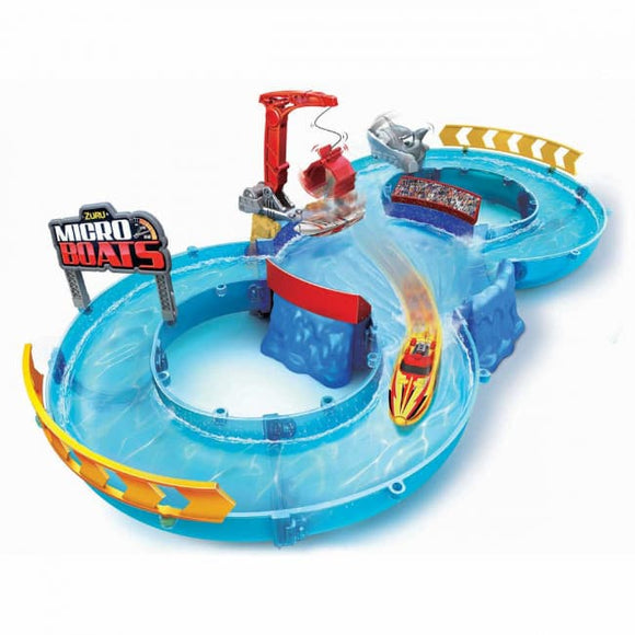 Micro Boats Playset Racing Track con Barca