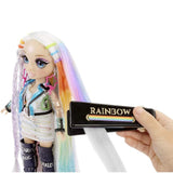 Rainbow High Hair Studio - Bambola Amaya Raine Esclusiva con capelli extra lunghi e colori lavabili 5 in 1