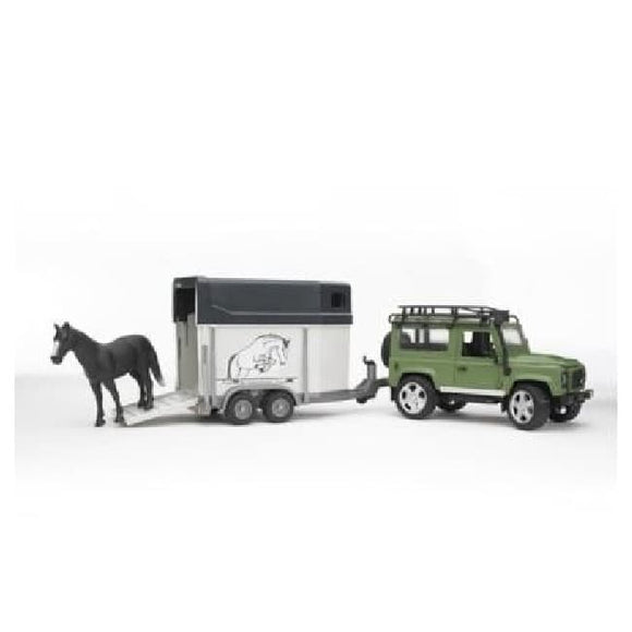 Land Rover Defender - Veicolo con rimorchio cavalli