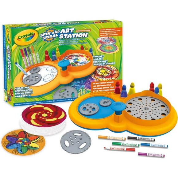 CRAYOLA- Super Set Gira e Crea Deluxe, per Creare Mandala e Vortici di – Di  Maio Giocattoli