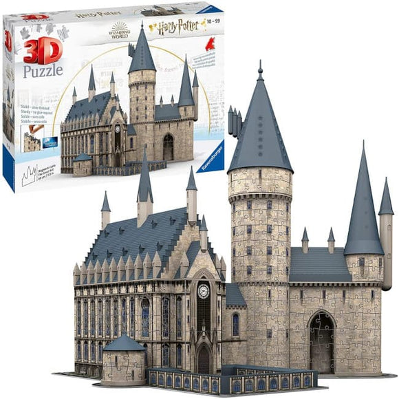 Ravensburger - Puzzle 3D Harry Potter, Sala Grande del Castello di