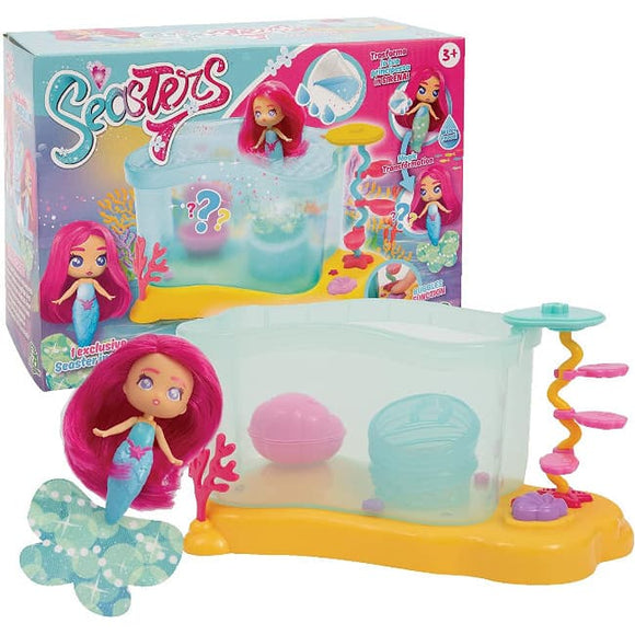 Seasters - Magico Playset Bubble Acquario, con una sirena speciale trasformabile