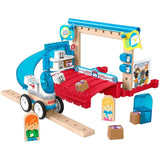 Fisher-Price - Wonder Makers Ufficio Postale con Binari e Costruzioni