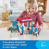 Fisher-Price - Wonder Makers Ufficio Postale con Binari e Costruzioni