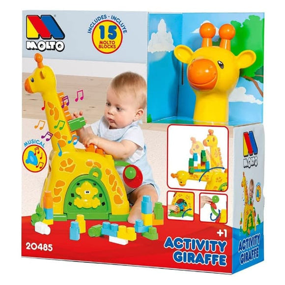 Musical Activities Giraffe with Building Blocks